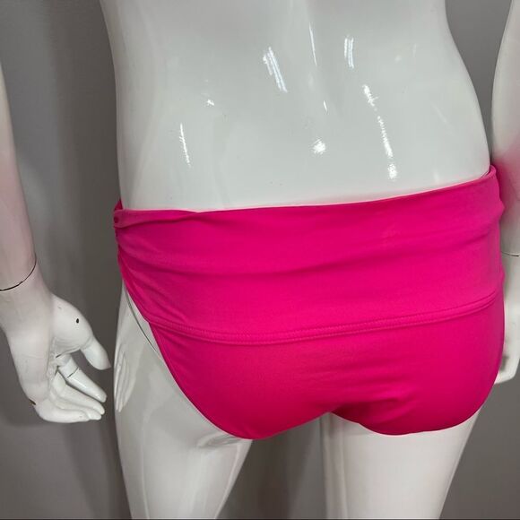 Shade &‎ Shore/VS Pink and Yellow Tropical print bikini - 34C/S - Picture 9 of 14